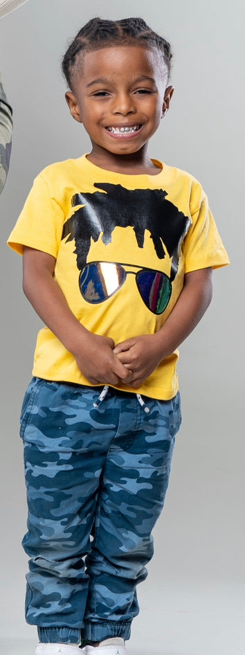 Kid Life Yellow Tee